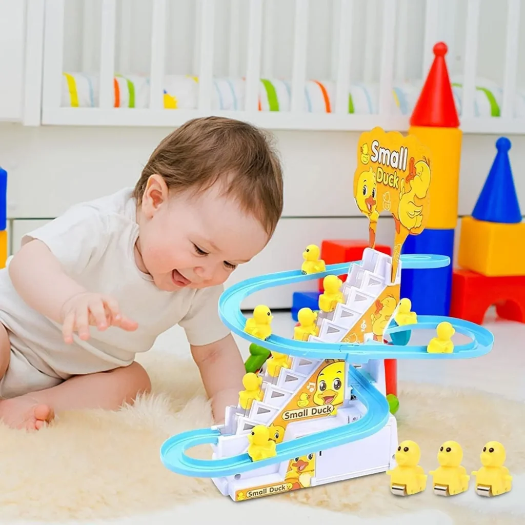 Small Duck Climbing Stairs Toy
