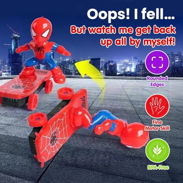 Marvel Spider-Man Stunt Skateboard - Image 3